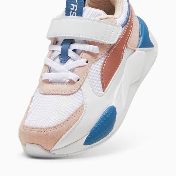 Puma RS X Metallic Alternative Closure Sneakers Kids White Island Pink 2